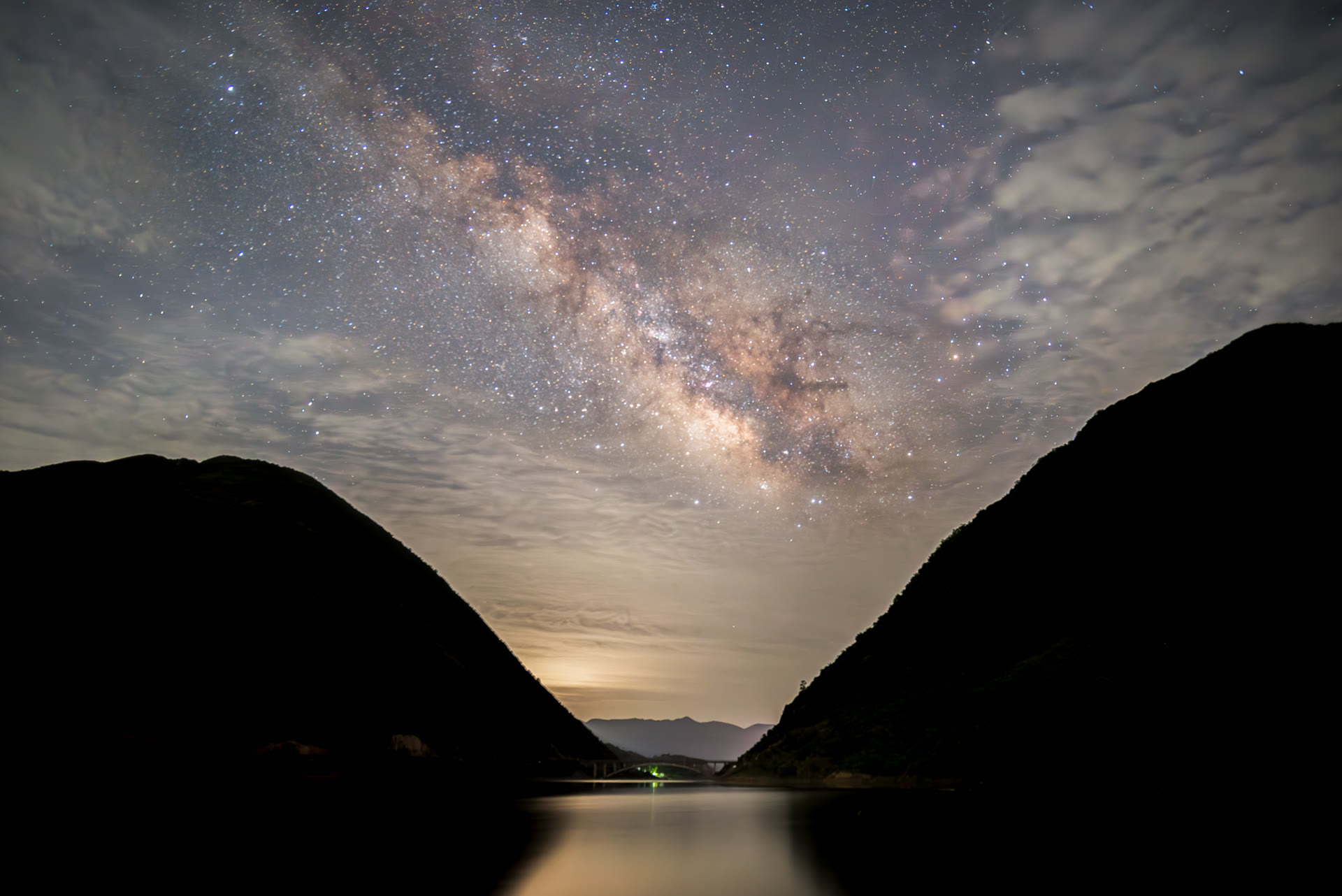 富水水库星空
